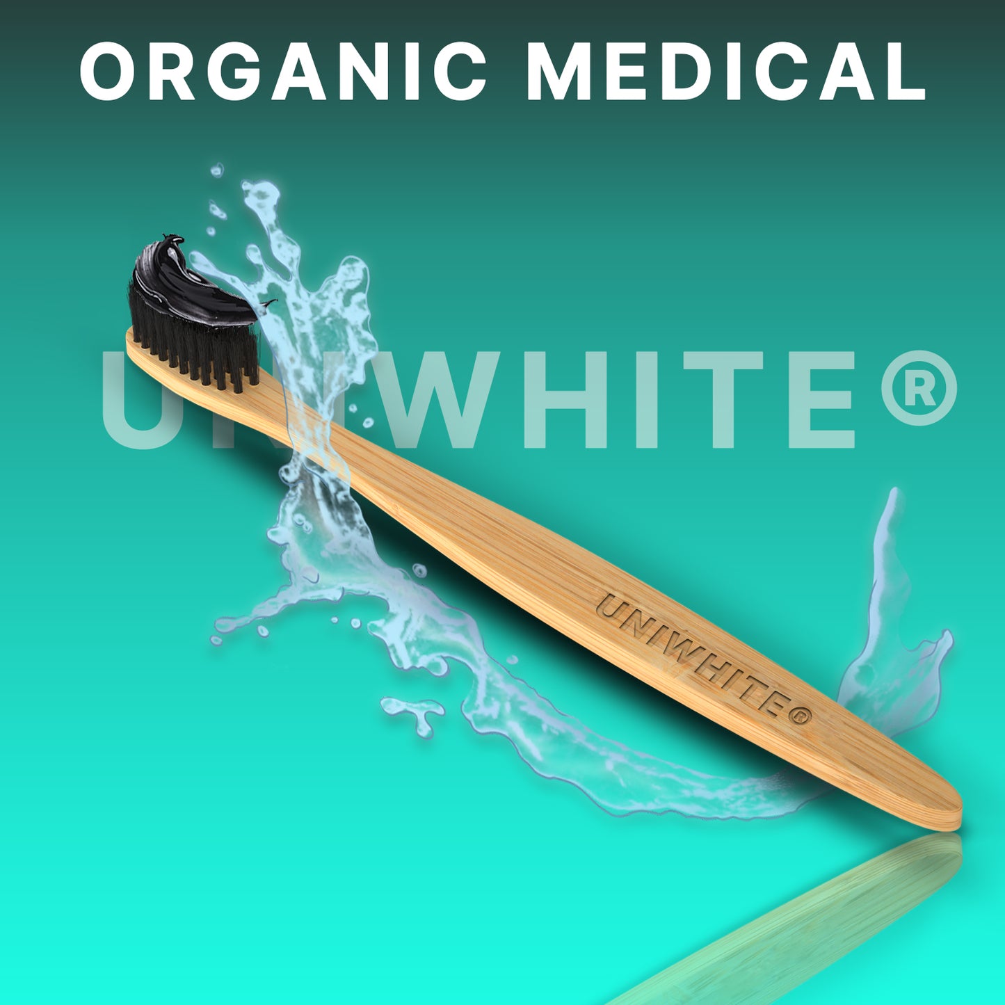 UNIWHITE® Organic Medical Bamboo Toothbrush